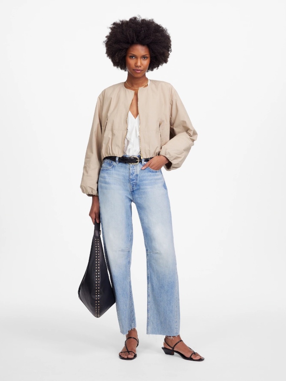 Madewell The Darted Barrel-Leg Jean Edmonson Wash Size 27